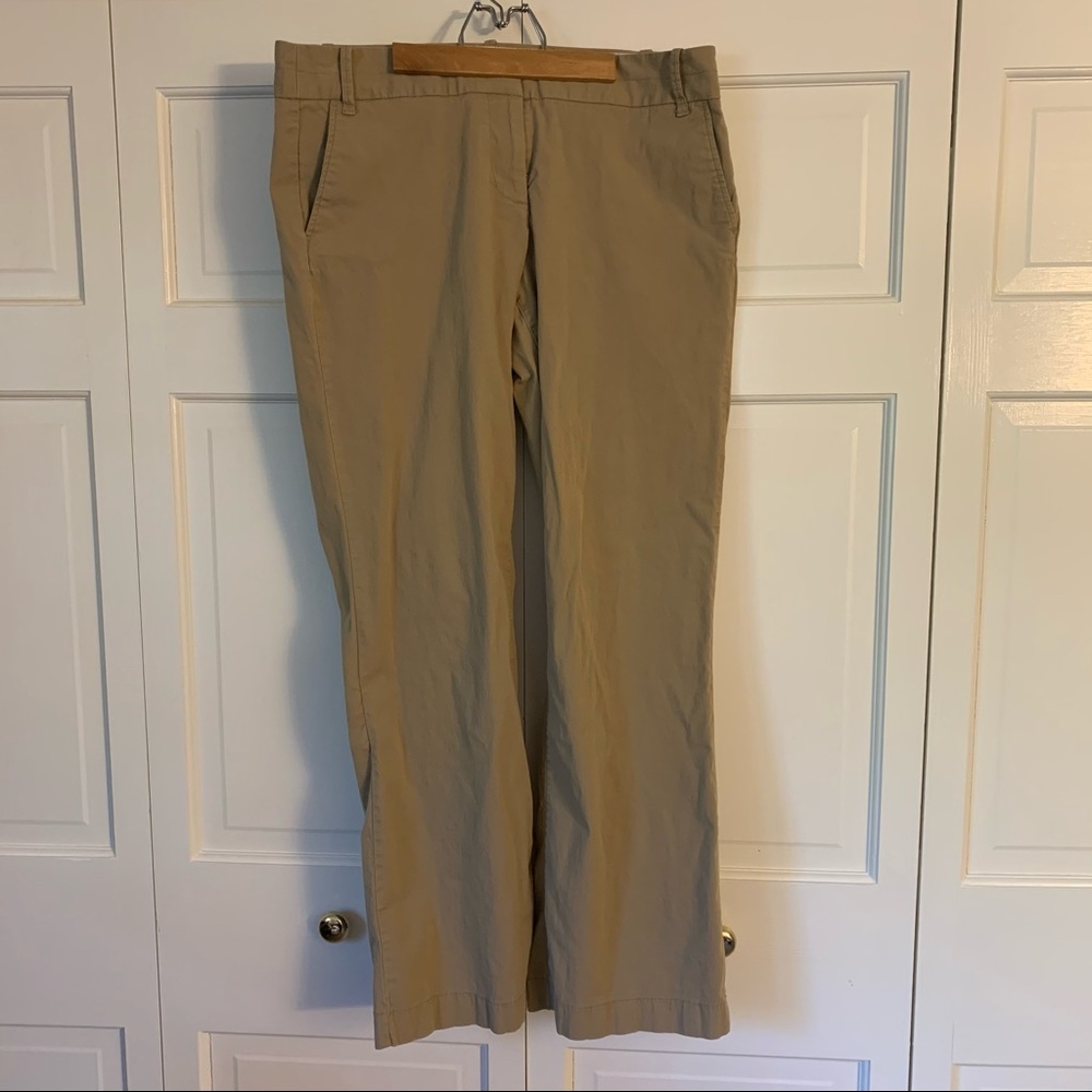 Like New Sz14 J. Crew Khaki Pants CityFit Stretch
